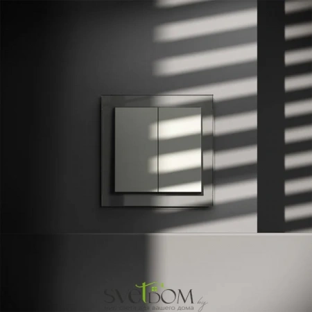 Выключатель двухклавишный Voltum S70 VLS020105  VLS020105 Voltum