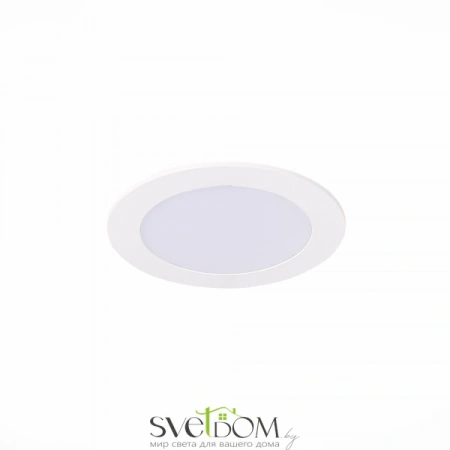ST209.548.06 Св-к встр. Белый LED 1*6W 4000K 370Lm Ra80 110° IP20 D120xH8 90-265V Встраиваемые светильники ST LUCE