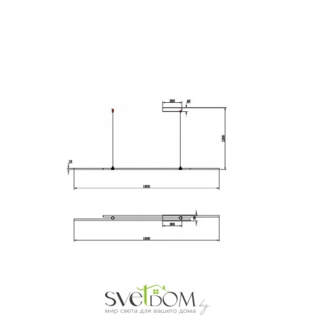 Подвесные светильники Maytoni MOD005PL-L48BSK от Магазина Svetdom.by