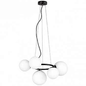 Lightstar 815057 Люстра GLOBO 5х40W G9 МАТОВЫЙ ЧЕРНЫЙ