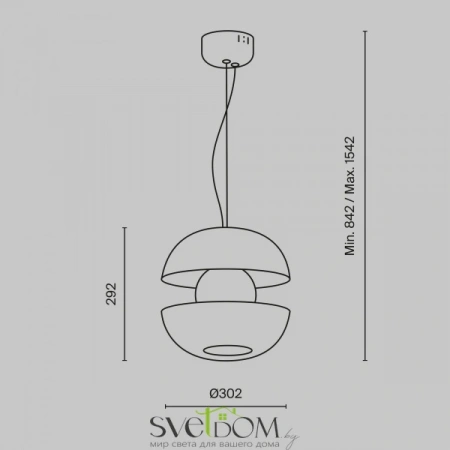 Подвесные светильники Maytoni MOD322PL-L6G3K от Магазина Svetdom.by