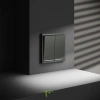 Проходной переключатель двухклавишный с подсветкой Voltum S70 VLS020406  Voltum VLS020406