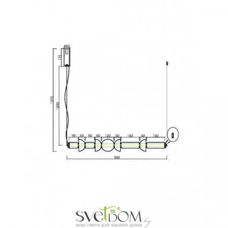 Подвесные светильники Maytoni MOD210PL-L39BS3K от Магазина Svetdom.by