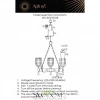 Люстры подвесныеAPL.500.03.08 Aployt | Svetdom.by