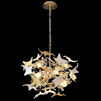 Crystal Lux Люстра Crystal Lux LETISIA SP9 GOLD