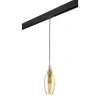 Lightstar PRO803023 Светильник д/1-фазн трека PENTOLA 1х25W G9 ХРОМ/ЯНТАРЬ/ЧЕРНЫЙ (803023+595007) Lightstar